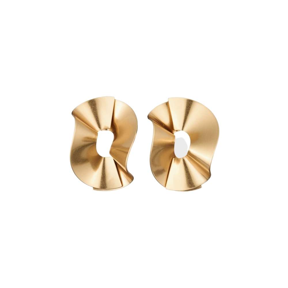 Kalevala Alluring round earrings, bronze, Kalevala Modern