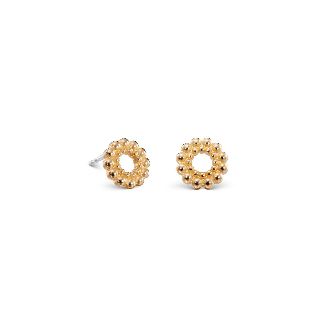 Kalevala Circle of Light Earrings, Small, Bronze, Kalevala Modern, 3669482T