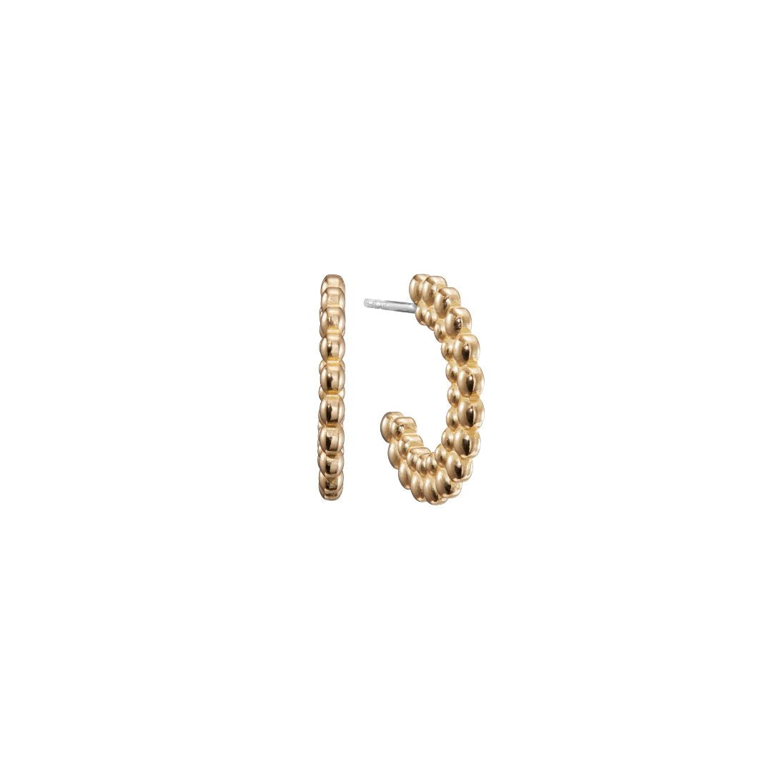Kalevala Circle of Light Hoop Earrings, Bronze, Kalevala Modern, 3669480T