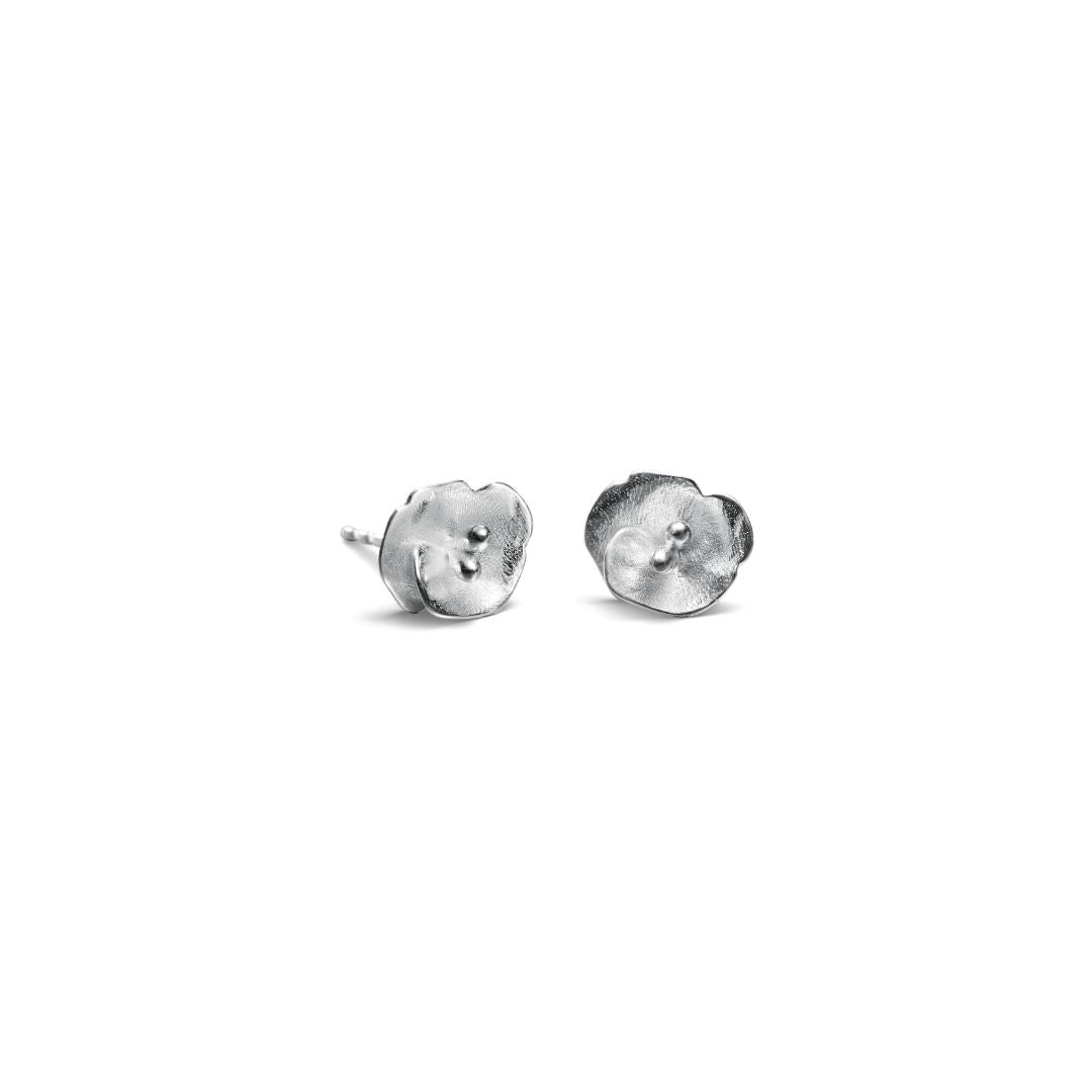 Kalevala Summer Night Rose, Earrings, Mini, Silver