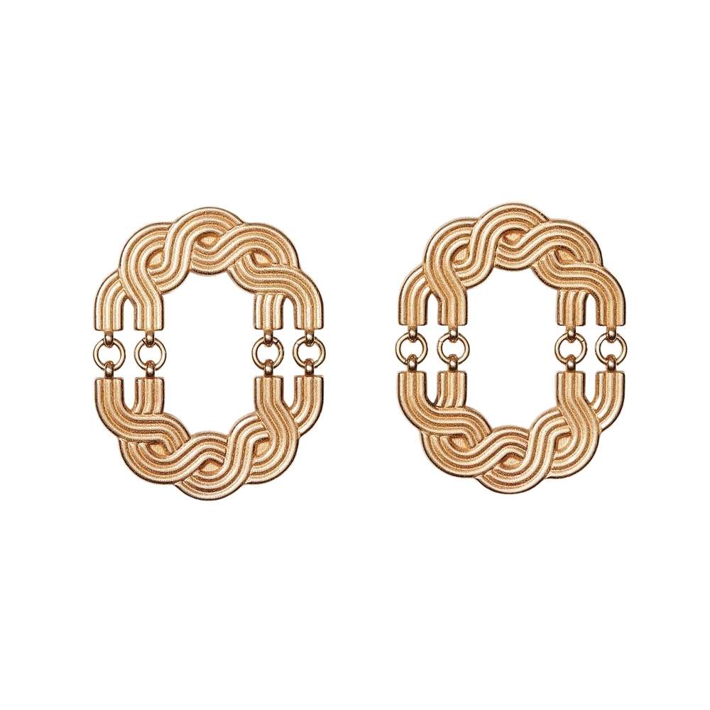 Kalevala Maiden of the North earrings big, bronze, Kalevala Originals