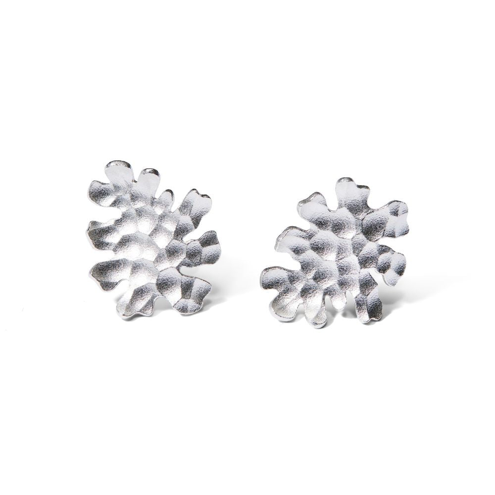 Kalevala Tundra earrings, small, silver, Art by Kalevala
