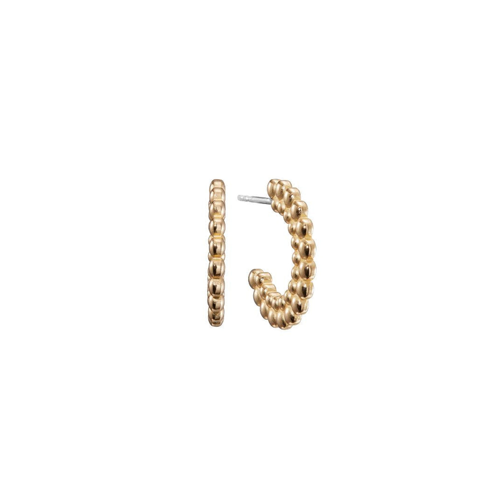 Kalevala Circle of Light Hoop Earrings, Bronze, Kalevala Modern, 3669480T